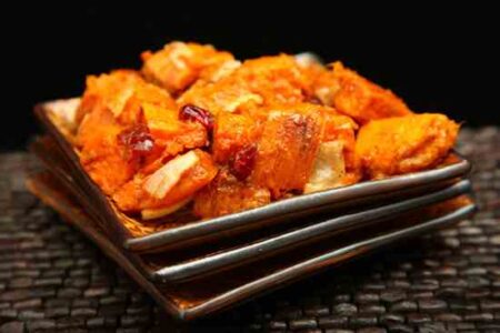 Roasted Sweet Potato Salad with Sesame-Ginger Vinaigrette Recipe Image
